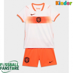 Niederlande Replik Auswärtstrikot Kinder WM 2026 Kurzarm (+ Kurze Hosen)